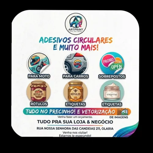 Artprint tudo em adesivos