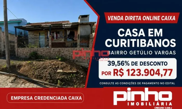 Oportunidade abaixo do preço de mercado, Casa com 2 dormitórios à venda, 61 m² por R$ 123.