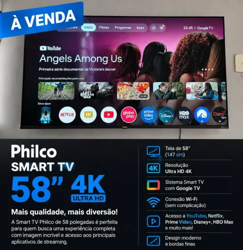 Tv 58 Polegadas Philco