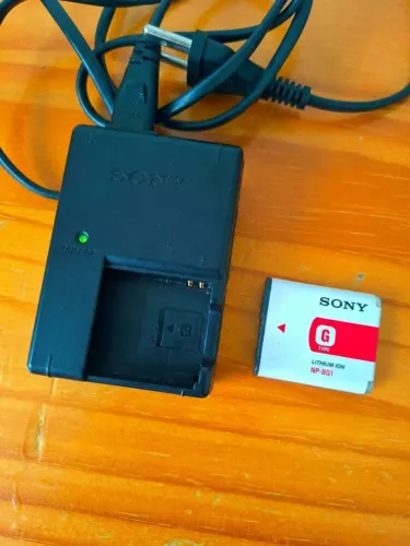Carregador sony + bateria tipo G