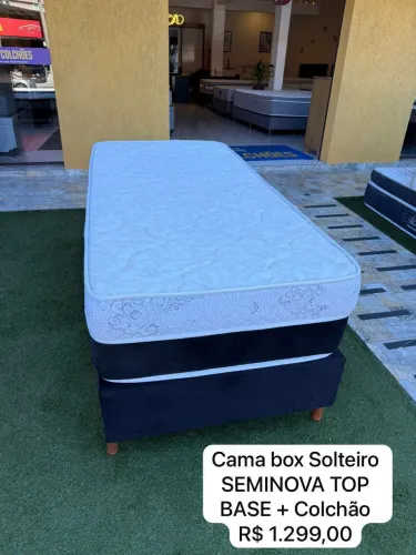Colchão box SOLTEIRO SEMINOVO TOP - ENTREGO 