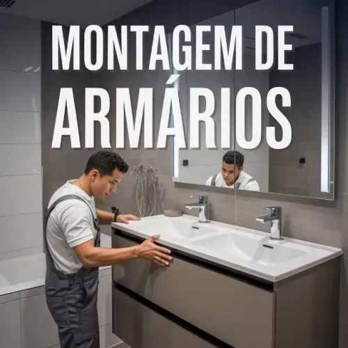 Montador de móveis. Serviço limpo e organizado.
