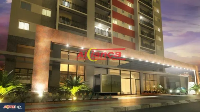 Apartamento 66m², com 2 dormitórios para locação no Jd. Flor da Montanha - Guarulhos