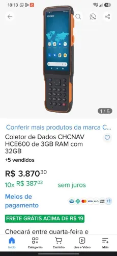 Coletor de dados novo 1.200
