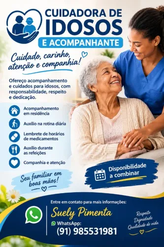 Cuidadora e acompanhante de idosos