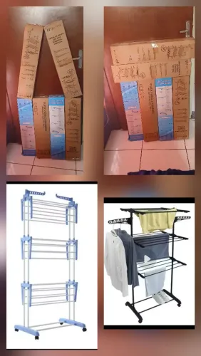Varal de chão com rodinhas apenas 90.reais