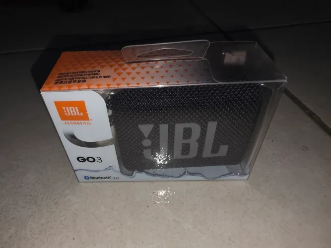 Caixa De Som Jbl Go 3 Portátil Bluetooth A Prova D'água