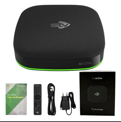 Receptor Android STVS3 ULTRA 64GB - NOVO(NUNCA USEI)