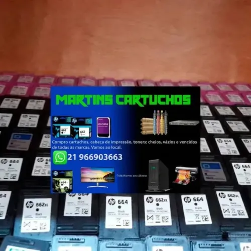 Compramos seus cartuchos vazios e cheios