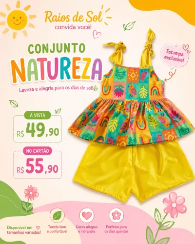 Conjunto infantil menina