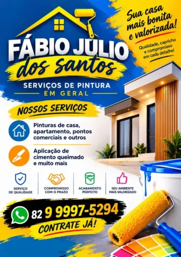 Pintura em geral casa apart e ponto comercial
