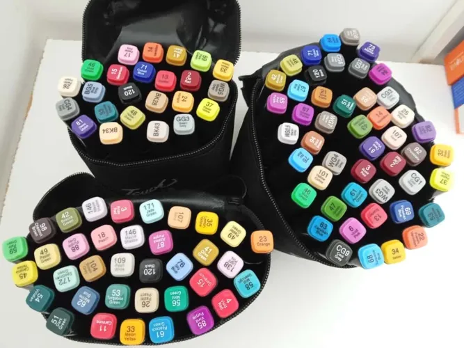 Kit Volta às Aulas Bobbie Goods + Canetinhas 48 Cores - Completo e Criativo