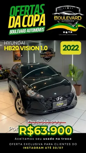 Hyundai HB20 Vision 1.0 Flex 12V MEC 2022
