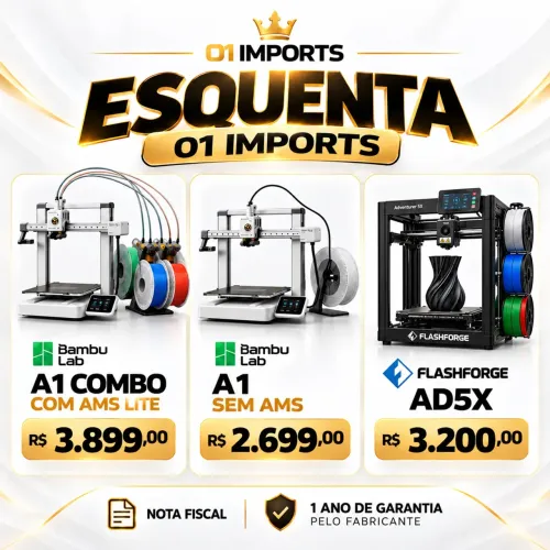 Impressora bambu Lab a1 sem ams lite