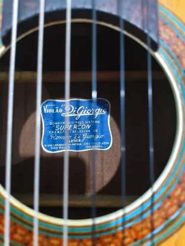 Violão Di Giorgio etiqueta azul