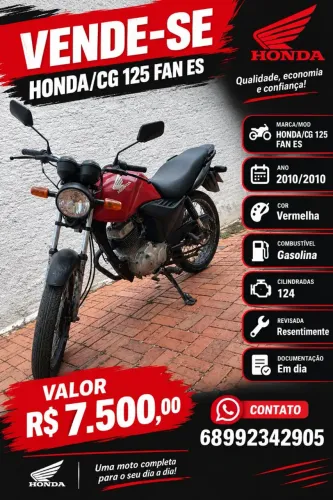 Moto Honda CG 125 Fan Es