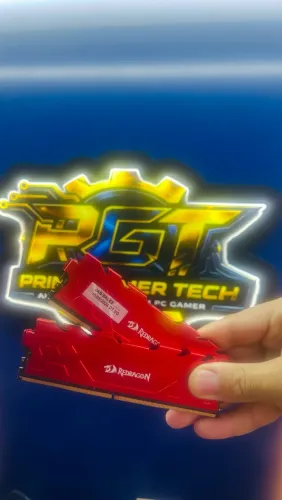 Memória ddr4 16gb 2x8gb 3200mhz reddragon