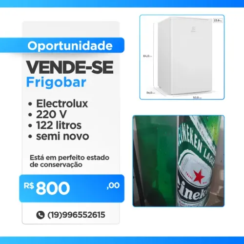 Frigobar Electrolux