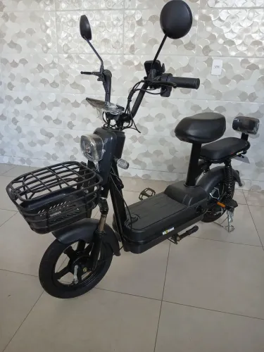 Bicicleta elétrica DX bike scooter potente 500w preta
