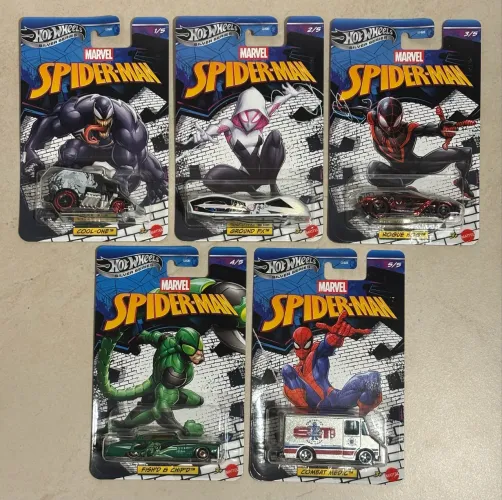 Set Hot Wheels Silver Series Spider-Man 2026