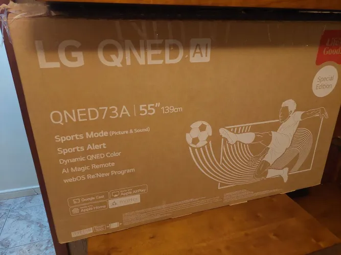 Smart TV LG QNED73A 55 pol - METADE DO PREÇO