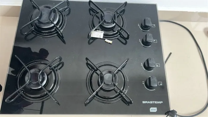 Cooktop 4 bocas - Brastemp 