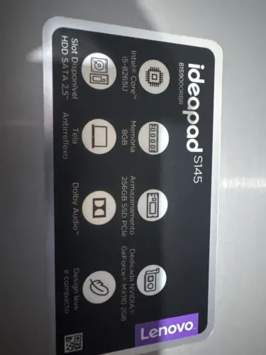 Notebook Lenovo i5 com placa de vídeo