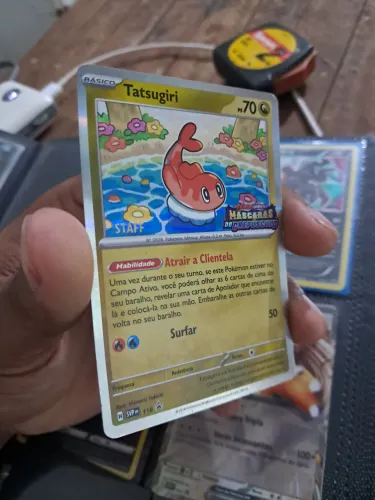 Carta tatsugiri STAFF (mascaras do crepusculo) promo 118