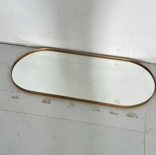 2 Espelho Oval 110cm x 50 cm