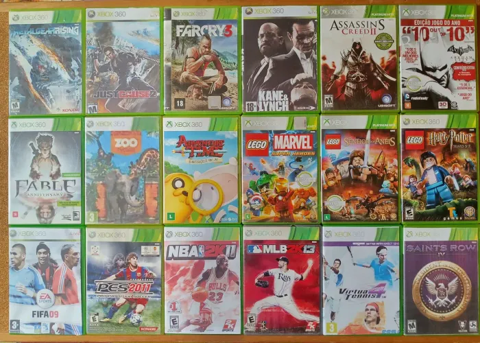 30 reais jogos originais para Xbox 360