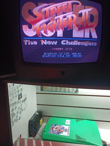 PLACA FLIPERAMA JAMMA SUPER STREET FIGHTER THE NEW CHALLENGERS CONVERSION BOARD B