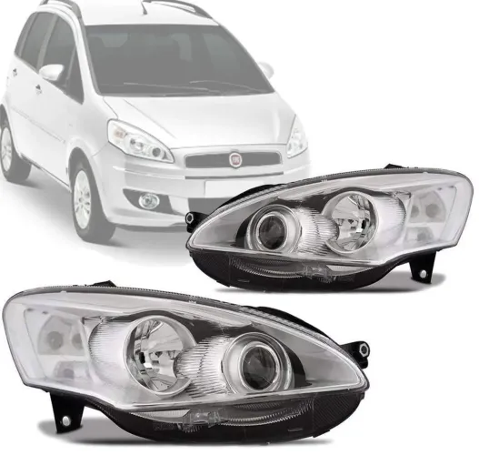 Farol Fiat Idea, lado esquerdo. Original
