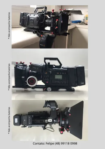 Blackmagic URSA Mini Pro + Acessórios (Vendo Kit ou Itens Separados)
