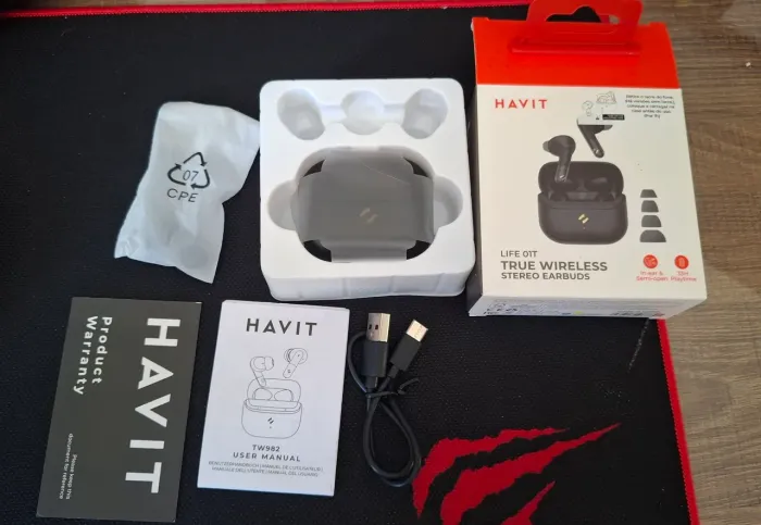 FONE HAVIT 01T NOVO intra auricular