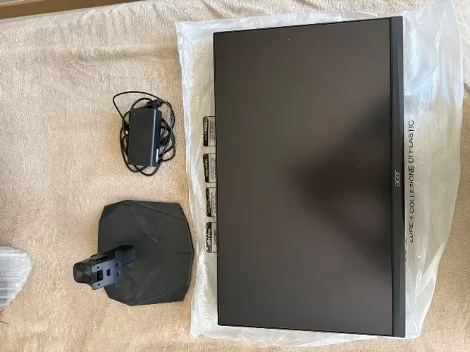 Monitor acer 180hz com defeito no lcd