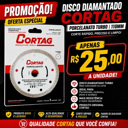 disco para corta porcelanato