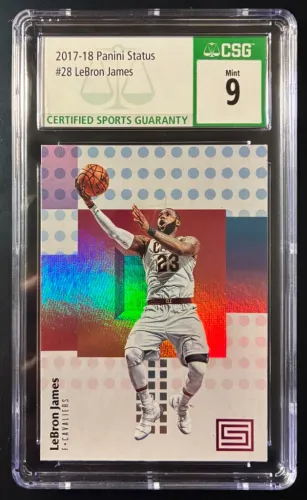 Lebron James Graduado CSG 10 Efeito Holográfico Panini Mosaic Card NBA Basquete Lakers Car