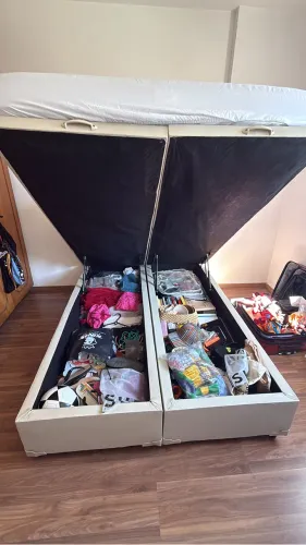 Box bipartido casal (só a base)