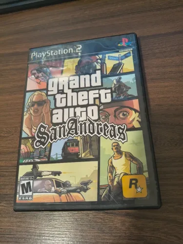 Grand Theft Auto: San Andreas Ps2 Original Americano Sem Manual (Usado)