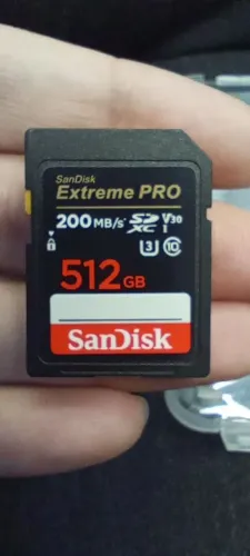 Cartão de memória SanDisk 512GB