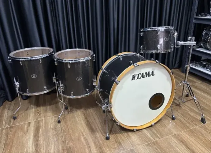 Tama Silverstar Hardrock Limited Edition (26/13/16/18) Midnight Gold Sparkle