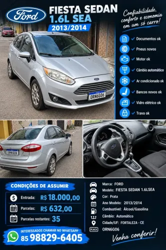Ford Fiesta Sedan 1.6 16V Flex Aut. 2014