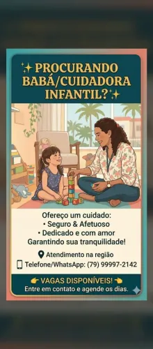 Babá disponível 