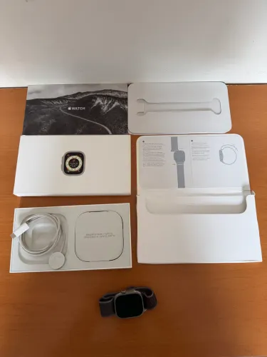 Apple Watch Ultra 2 Gpscel Titânio 49mm Looptrail Azul/preta