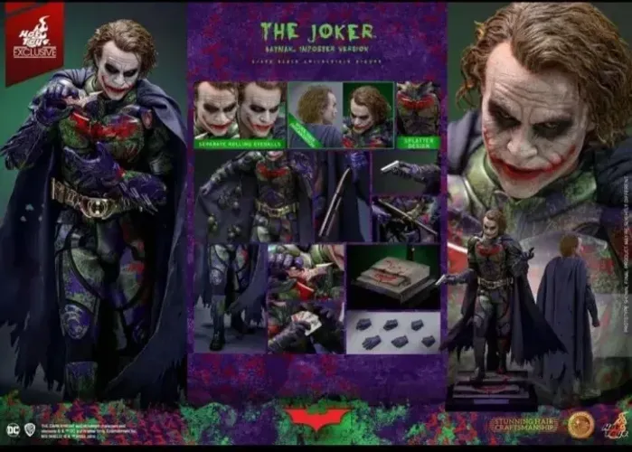 The Dark Knight The Joker Batman Imposter - Artisan Hot Toys - MMS752AE (Lacrado)