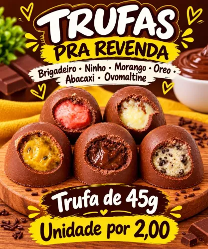 Trufas pra revenda