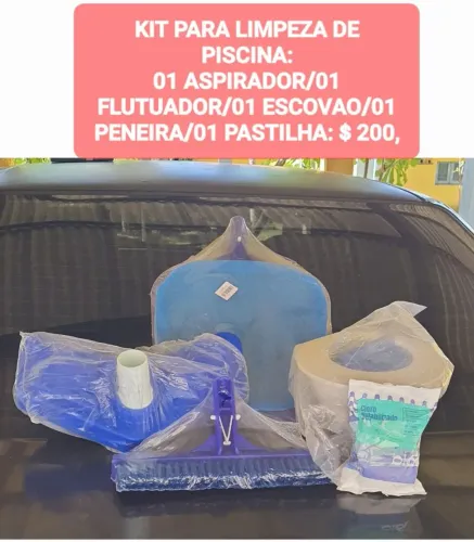 KIT PARA LIMPEZA DE PISCINA