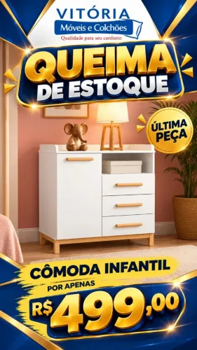 comoda - infantil - ultimas peças - compre e receba em 72 horas