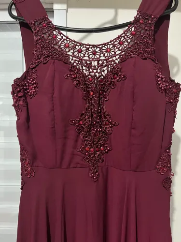 Vestido longo Marsala P/M