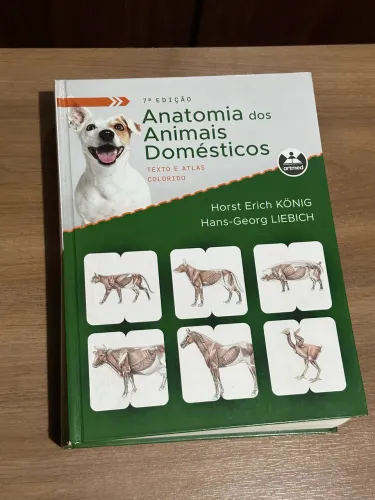 Livro Anatomia dos animais domésticos 7a edição Usado